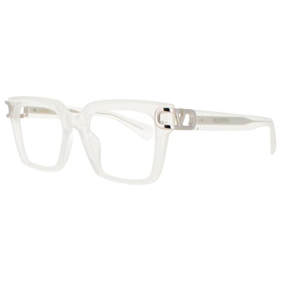 NWT VALENTINO EYEGLASSES SQUARE WOMEN WHITE EYEWEAR - Picture 1 of 3